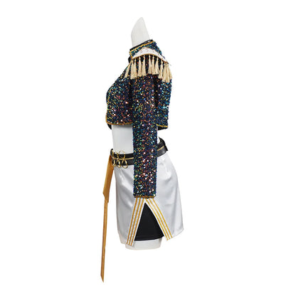 Children Zoey Mira Rumi Demon Hunters Cosplay Costume Kid Girls Disguise Halloween K-POP Group Idol