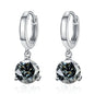 2ct Moissanite Diamond Earrings 100% S925 Sterling Sliver Orginal Drop Earring Wedding Bride Jewelry with Certificate for Women