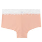 TrowBridge Women's Panties Seamless Silk Satin Underwear Lace Hollow Out Woman Boxers Breathable Lingerie Cozy Sports Boyshorts