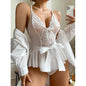 Lace Open Bra Set Women's Intimates Transparent Bralette Set