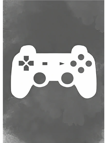 Gamepad Abstract Poster Canvas Painting Print Wall Art Picture Game Player Children'S Room Decorative Painting Boy Gift