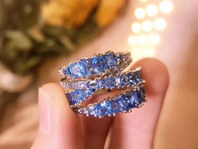 Rings High Quality New Sales Trend Jewelry Original Luxury Brand Shiny Cut Christmas Birthday Party Engagement Gift for Women
