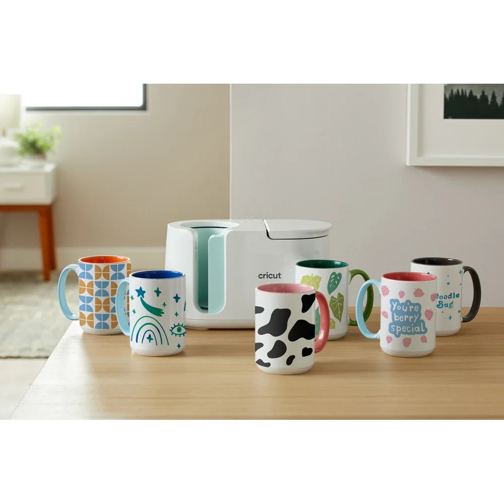 Beveled Ceramic Mug Blank Infusible Ink Compatible with Mug Press Straight Pressing Surface Dishwasher Safe Gift Box 15oz 1ct