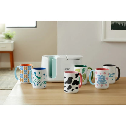 Beveled Ceramic Mug Blank Infusible Ink Compatible with Mug Press Straight Pressing Surface Dishwasher Safe Gift Box 15oz 1ct