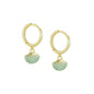 JINFU Gold Plated Earrings Set For Women Boho Style CZ Zircon Women's Clip Stud Dangle Hoop Earrings 2022 Jewelry Wholesale