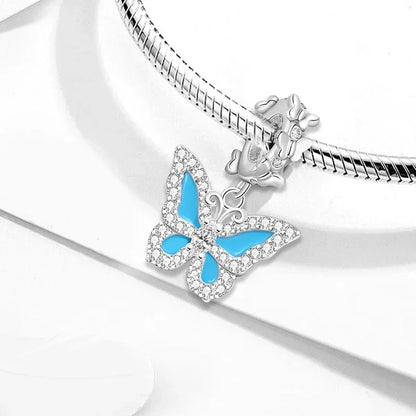925 Sterling Silver Panda  Butterfly Kapibala Octopus Charms Beads Fit Original Pan Bracelet Bangle High Quality DIY Jewelry