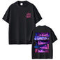 Movie KPop Demon Hunters Rumi Mira Zoey Saja Boys Derpy Tiger Double Sided Print T-shirt