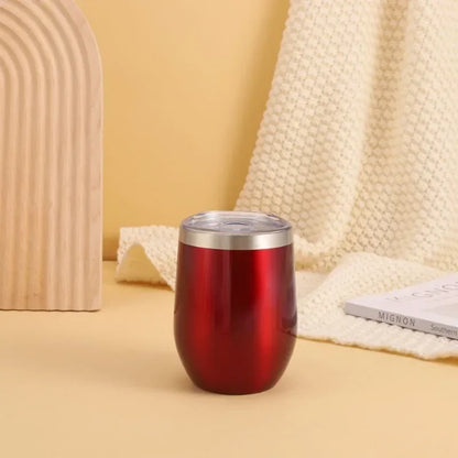 360ml 12oz Thermal Insulated Stainless Steel Tumbler Double Wall Water Bottle Portable To Go Coffee Mug Travel Dinking Cup