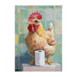 Toilet Paper Animal Posters Panda Highland Cattle Canvas Painting Print Modern Wall Art Picture for Bathroom Home Decoration