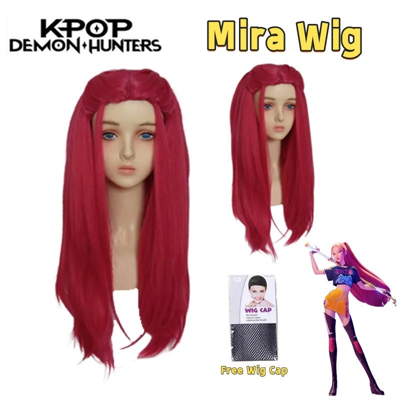 Kids K-Pop Demon Hunters Zoey Rumi Mira Costume Cosplay