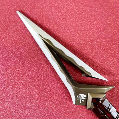 6.3inch Valorant Ninja Katana Metal Shuriken Anime Cosplay Prop Steel Small Sword Real Size Japanese Katana Samurai Sabre Toy