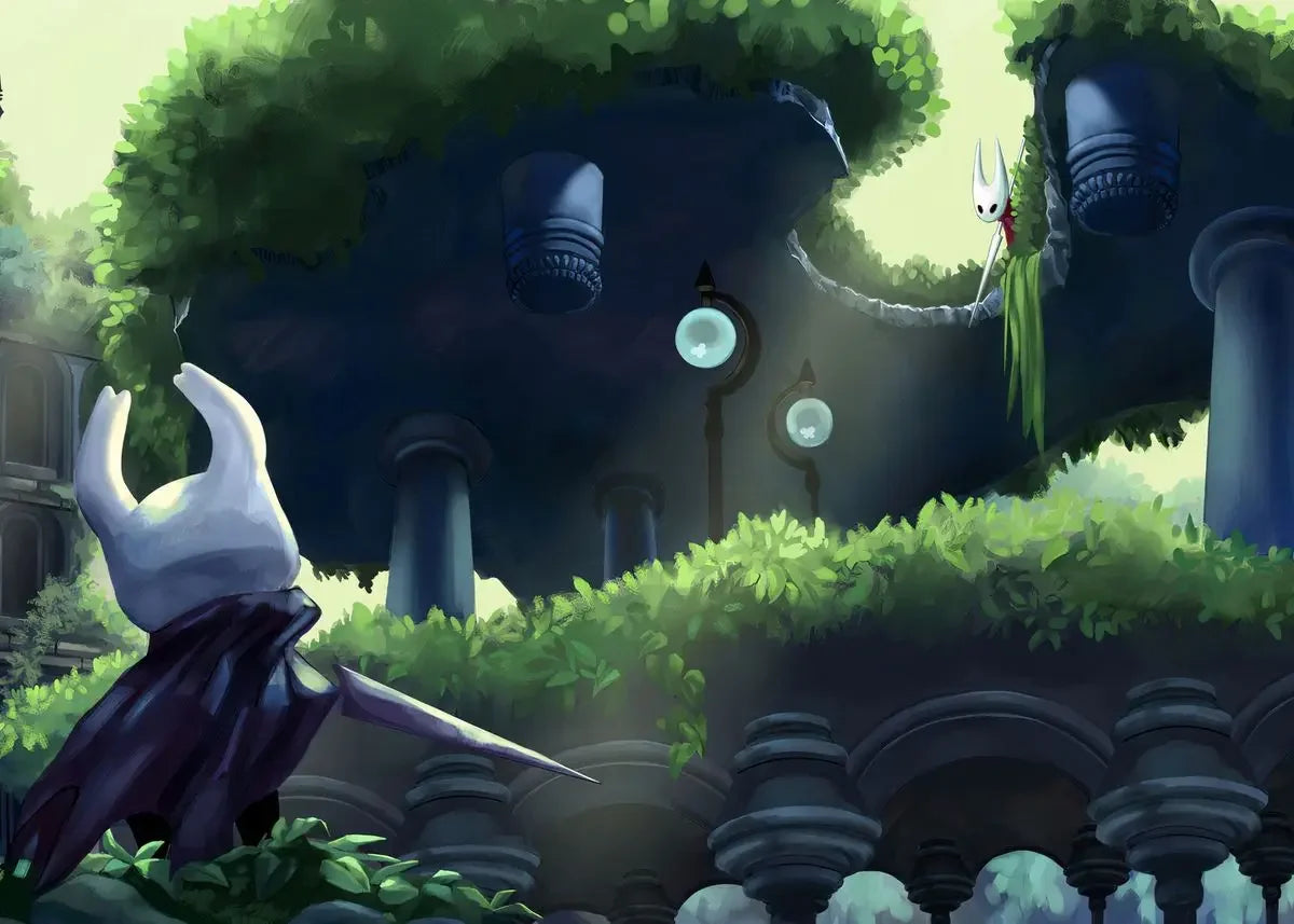 Hollow Knight Anime Videogame Aesthetic Canvas Painting Posters and Prints Wall Art Picture for Bedroom Home Decor