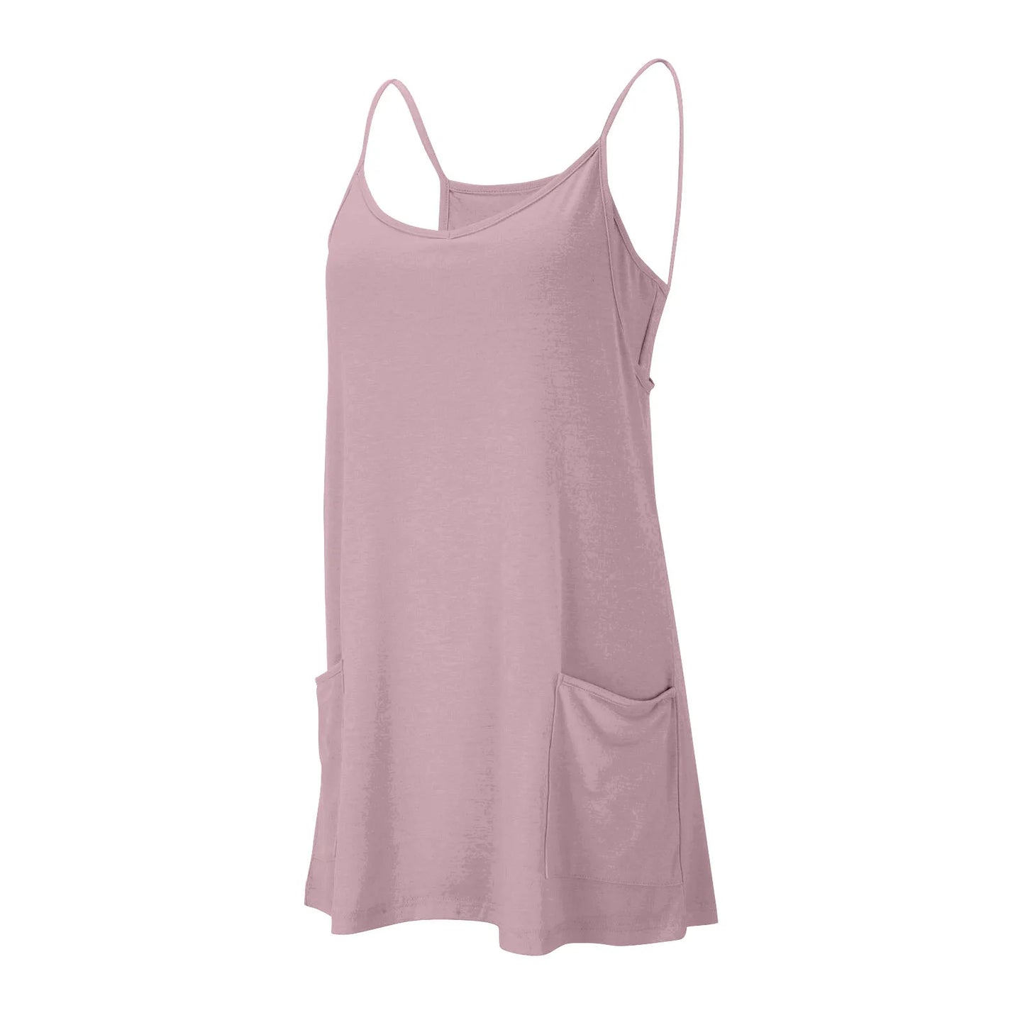 Sport Mini Dress For Women Summer Sleeveless Dress Casual Short Sundress
