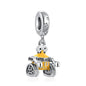 New 925 Silver Eye Palm Skull Wings Sun Pendants Charms Beads Fit Original Bracelet Accessories DIY Jewelry For Women