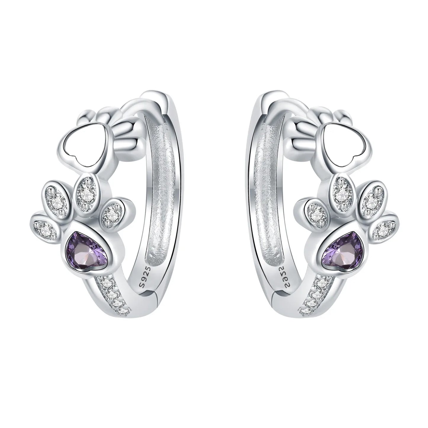 CYMYSS 2025 New 925 Sterling Silver Classic Hollow-out Versatile Hoop Earrings for Women Fine Jewelry Ideal Birthday Party Gifts