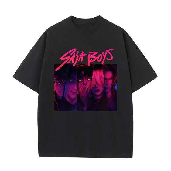 Short Sleeve Kpop Shirt Saja Fan Gifts T-Shirt Demon Hunters
