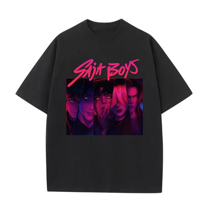 Short Sleeve Kpop Shirt Saja Fan Gifts T-Shirt Demon Hunters