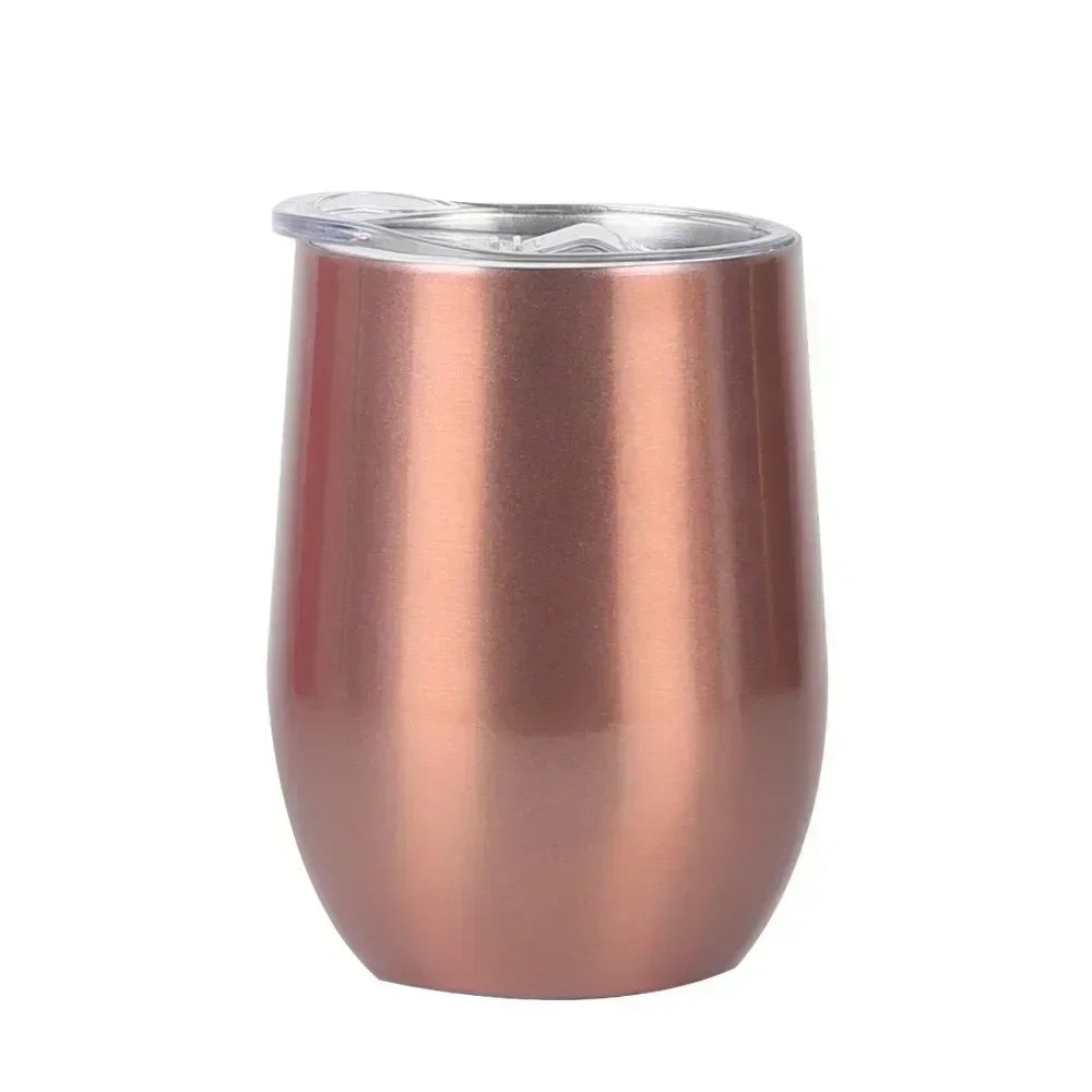 360ml 12oz Thermal Insulated Stainless Steel Tumbler Double Wall Water Bottle Portable To Go Coffee Mug Travel Dinking Cup