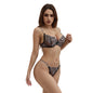 Seductive Lace Teddy with Metal Chain Detail and Matching Thong Set for Women s Erotic Lingerie Collection