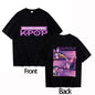 Cotton T-shirt KPOP Demon Hunter RUMI Parent-child Round Neck Women's Short Sleeve Comfortable