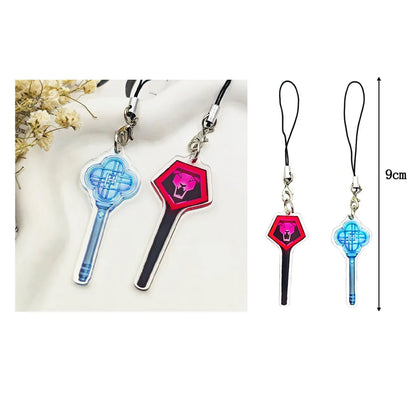 KPop Demon Hunters Standing Up Ornament Acrylic Superstar Desktop Stand Decor Anime Figures Craft Creative Gifts for Fan Lover