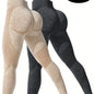 2 Pack Women's High Waisted Sexy Butt Lifting Seamless Solid Color Yoga Leggings Elastic And Breathable Fitness Sports Pants