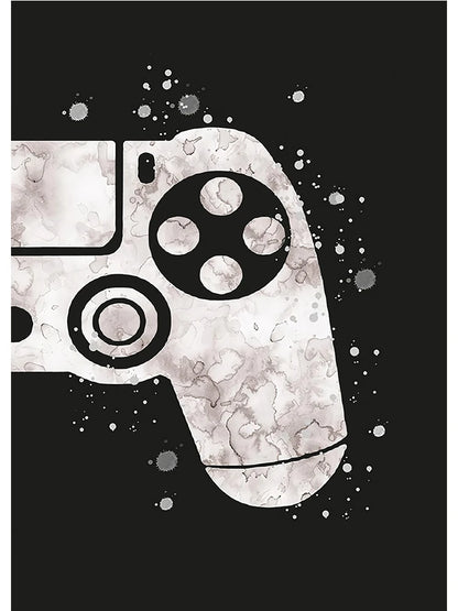 Gamepad Abstract Poster Canvas Painting Print Wall Art Picture Game Player Children'S Room Decorative Painting Boy Gift