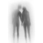 Black White Shadow Love Men Women Abstract Canvas Posters Modern Paintings Pictures Bedroom Living Room Bathroom Home Decoration