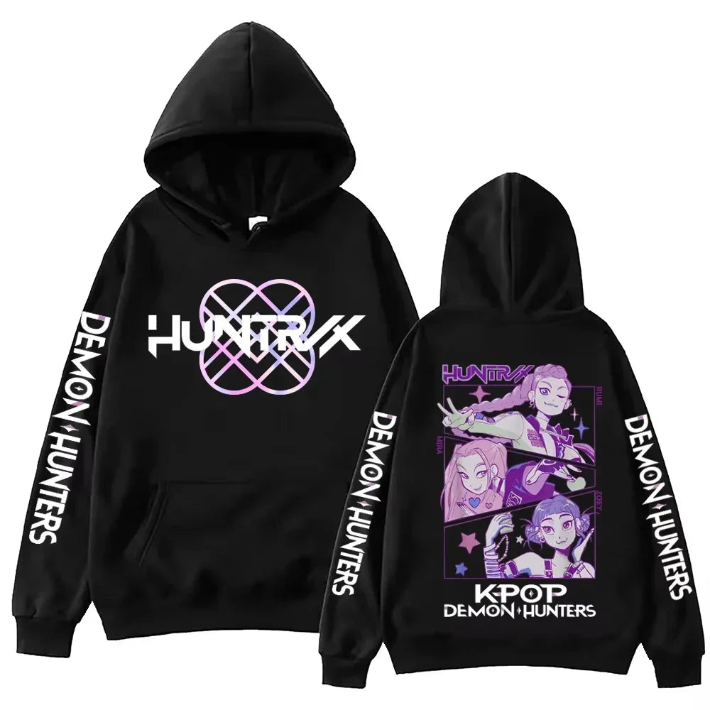 Anime K-Pop Demon Hunters Harajuku Pullover Sweatshirt