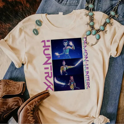 Huntrix Kpop Demon Hunters Two-sided T-Shirt
