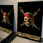 Pirates Of The Caribbean Movie Anime Posters Sticky Decoracion Painting Wall Art White Kraft Paper Wall Decor