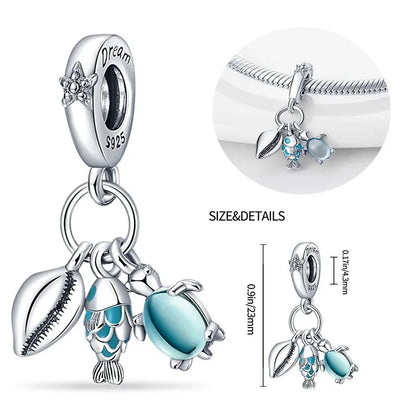 Charms 925 Original Fit 3mm 925 Original Charm Bracelet Women 925 Silver Hot Sale Pendant Beads DIY Jewelry Gift 2024 New