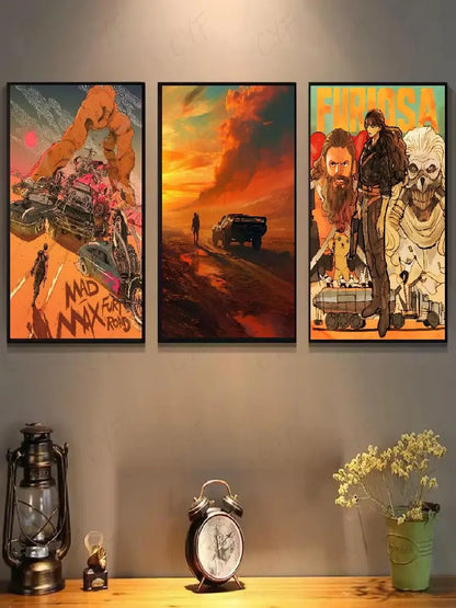 Mad Max HD Art Poster Sticky Wall Waterproof Decor for Home Living Room Bedroom Bar Aesthetic