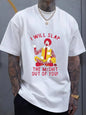 Men's Plus Size I Will Slap The McShit Out of You Printed T-Shirt