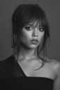 Canvas Painting Wall Art Pictures TV Show Star Actress Jenna Ortega Sexy Portrait Poster Popular Teenage Dorm Home Decor