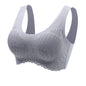 Secret Dig Women No Steel Ring Bar Push Up Lace Bustier Bra Thin Comfortable Breathable Underwear Intimates Removable Padding