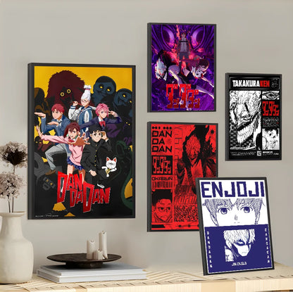 JAPAN Anime D-Dandadan Ken T-Takakura Poster Sticky Wall Art Printing Waterproof Home Living Bed Room Bar Aesthetic Decor