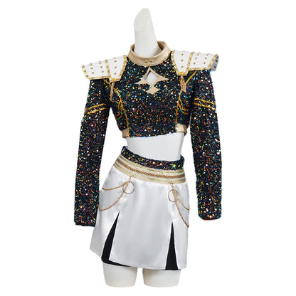 Children Zoey Mira Rumi Demon Hunters Cosplay Costume Kid Girls Disguise Halloween K-POP Group Idol