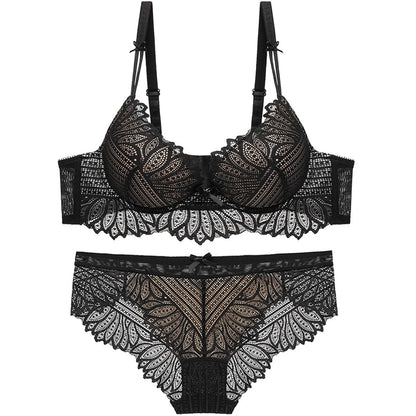 Women's Underwear Lace Small Chest Lace Embroidered Steel