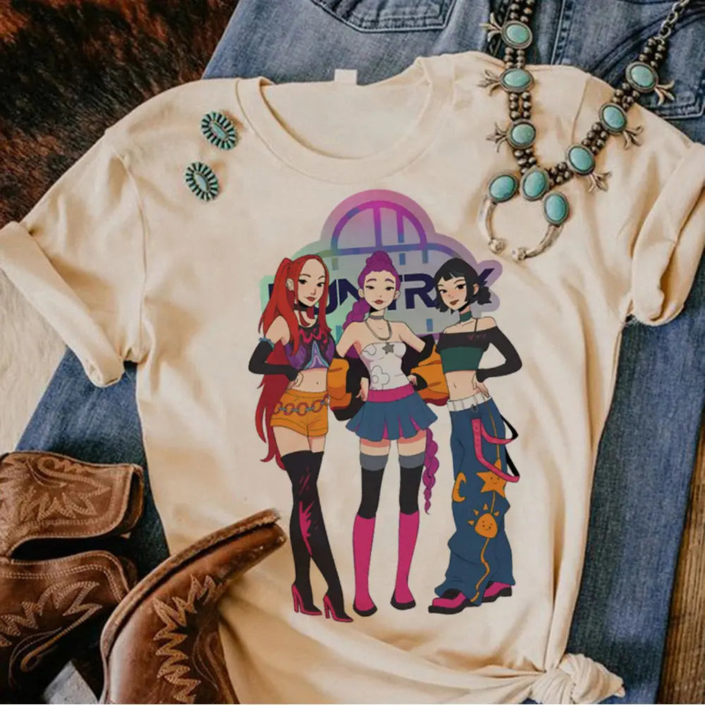 Huntrix Kpop Demon Hunters Two-sided T-Shirt