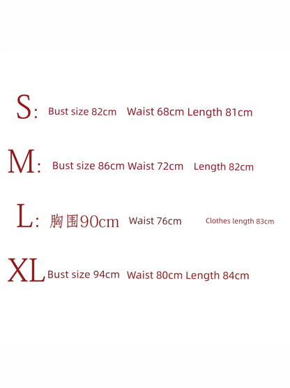 French Style American Retro Cherry Design Niche Style Slim Looking Tight Waist Large Skirt Sling Vest Skirt Dress New Arrival Women