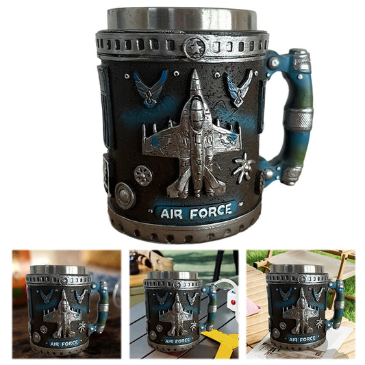 5 Styles American Commemorative Mug Decorative 3D Relief Design 250th Anniversary Mug Marine Corps Mug for Veterans
