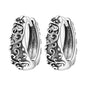 CYMYSS 2025 New 925 Sterling Silver Classic Hollow-out Versatile Hoop Earrings for Women Fine Jewelry Ideal Birthday Party Gifts