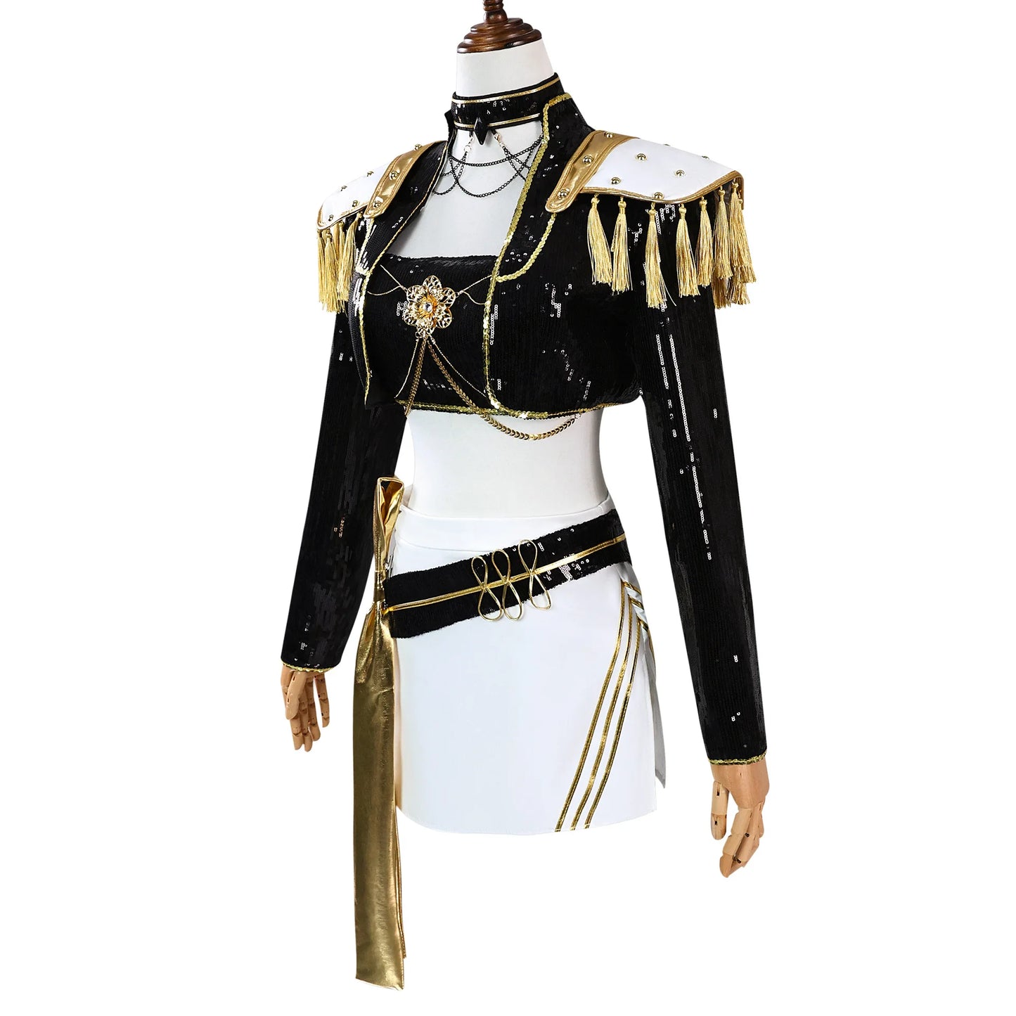 Kids Rumi Cosplay Costume Kpop Demons Children Disguise Halloween Carnival Party Clothing