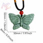 Light Green Natural Jade Flower Heart Pendant Necklace Real Jewellery Carved Gemstone Fashion Charm Amulet Gifts for Women Men