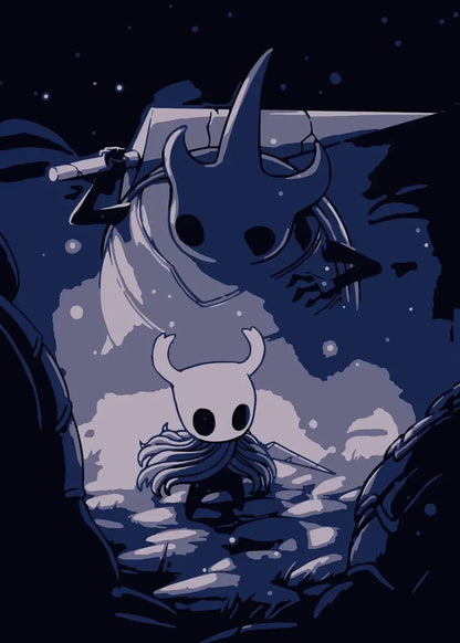 Hollow Knight Anime Videogame Aesthetic Canvas Painting Posters and Prints Wall Art Picture for Bedroom Home Decor
