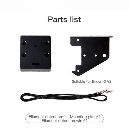 Creality Ender 3 V2 Filament Runout Sensor Smart Filament Break Detection Detector for Ender 3 Ender 3 Pro Ender3Max Ender 5Plus