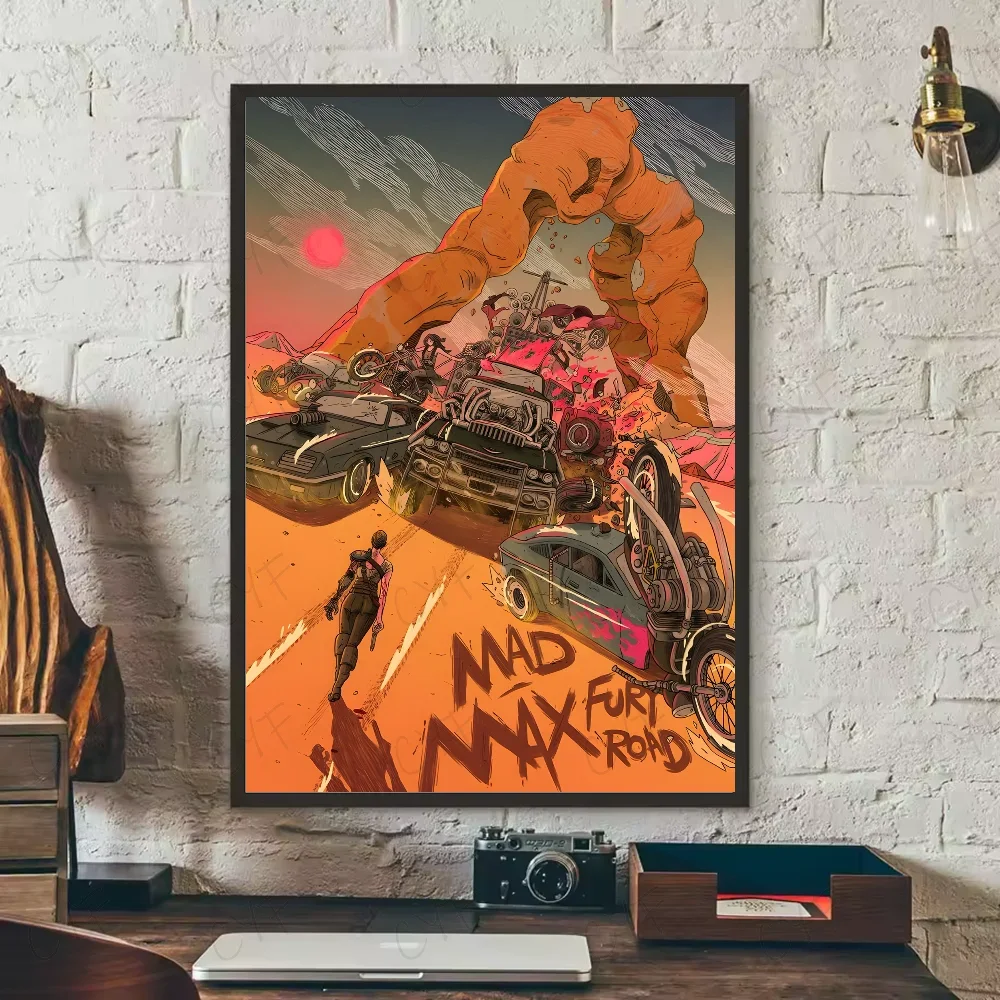 Mad Max HD Art Poster Sticky Wall Waterproof Decor for Home Living Room Bedroom Bar Aesthetic
