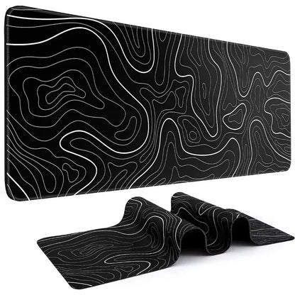Extra Large Mouse Mat for Professional Gamers - Stitched Border Design, Anti-Slip Rubber Backing, Low Friction Surface Compatibl