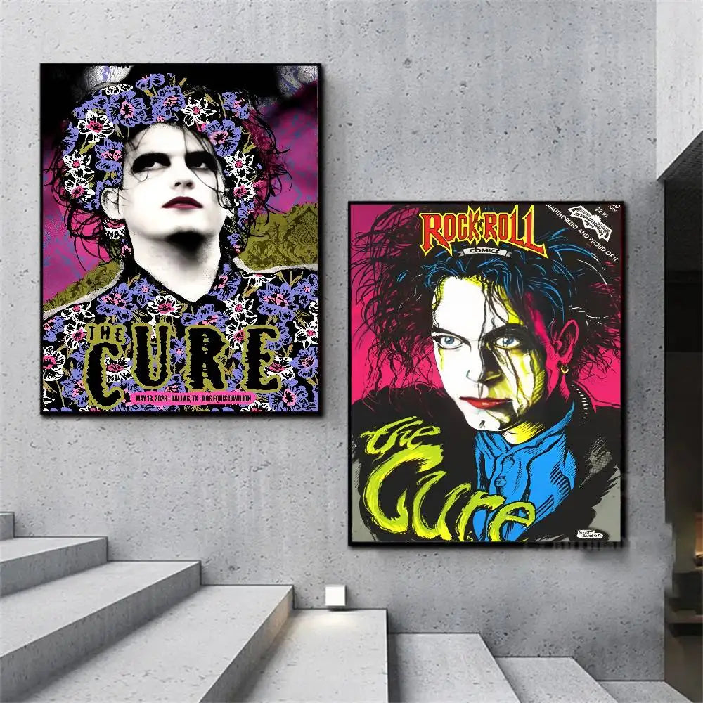 The C-Cure R-Robert Smith Poster High-definition art sticker Self adhesive waterproof home decoration